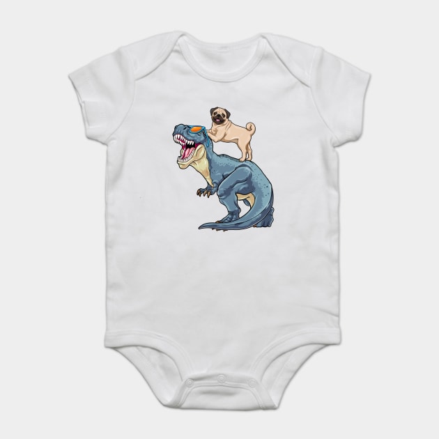 The T-Rex Rider Baby Bodysuit by GoshWow®